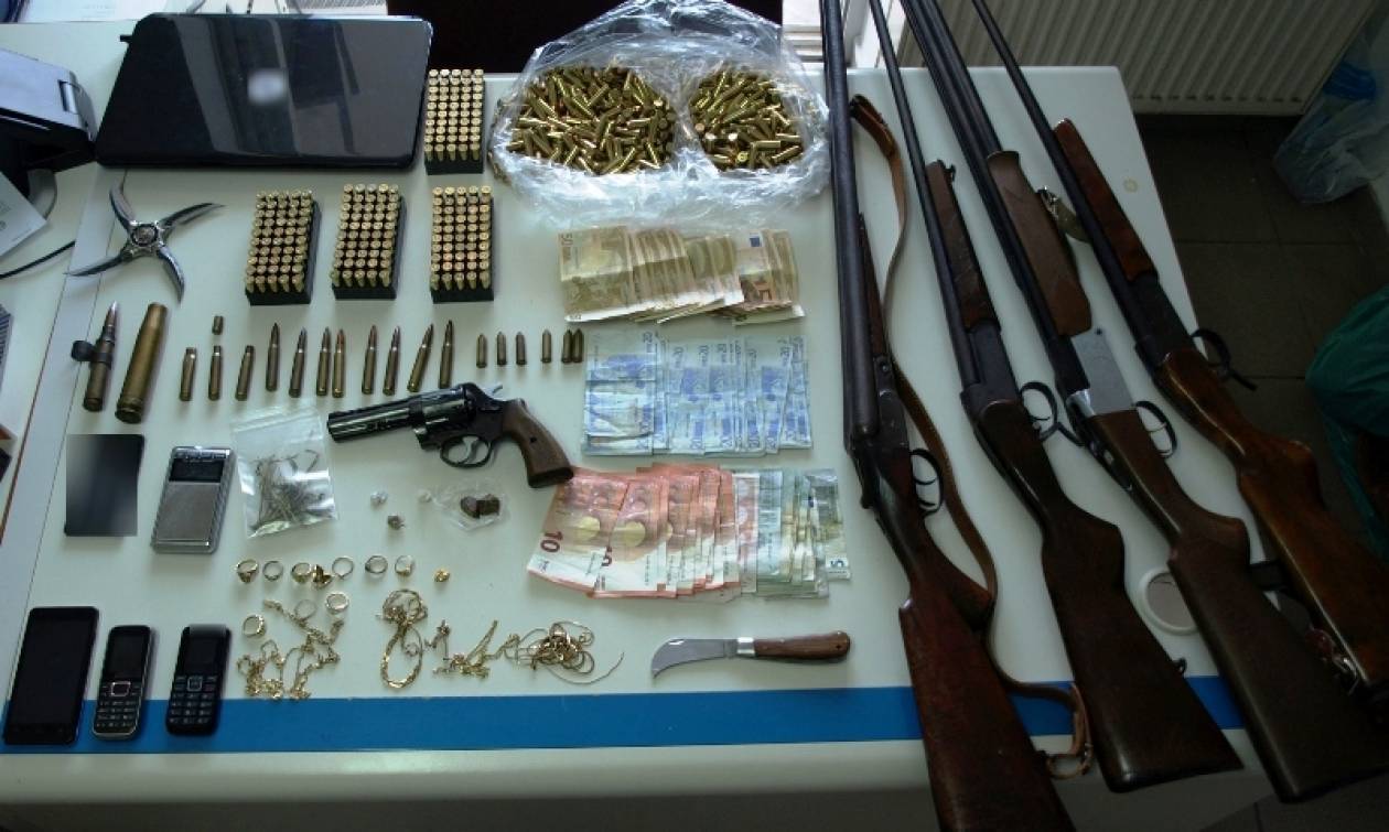Δύο συλλήψεις για παράνομη οπλοκατοχή και ναρκωτικά στην Σπάρτη