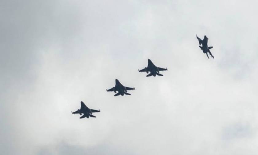 Νέα πρόκληση στο Αιγαίο από τουρκικά F-16