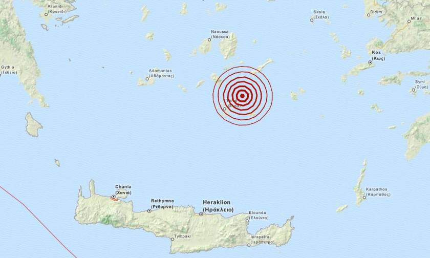 Σεισμός 3,3 Ρίχτερ στις Κυκλάδες