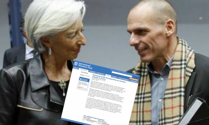 Λαγκάρντ: Tο Ταμείο παραμένει δεσμευμένο για να βοηθήσει την Ελλάδα