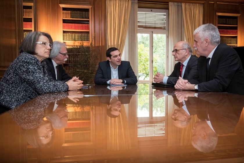 Ολοκληρώθηκε η συνάντηση του Αλ. Τσίπρα με προέδρους Ανώτατων Δικαστηρίων (photos)
