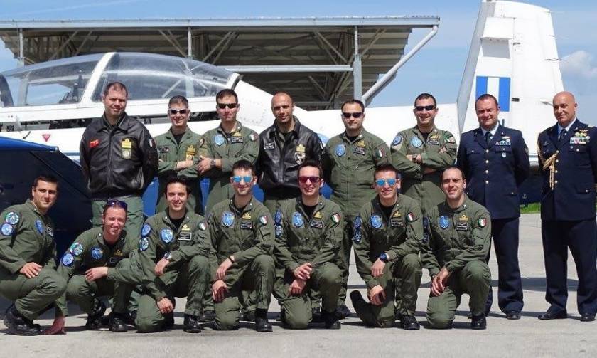 Αποφοίτηση 6ης Σειράς Εκπαιδευομένων Ιταλών πιλότων στη Σχολή Ικάρων (pics)