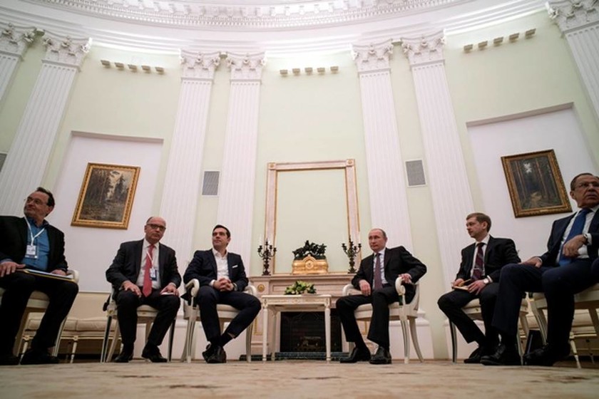 Η συνάντηση Τσίπρα - Πούτιν σε φωτογραφίες 