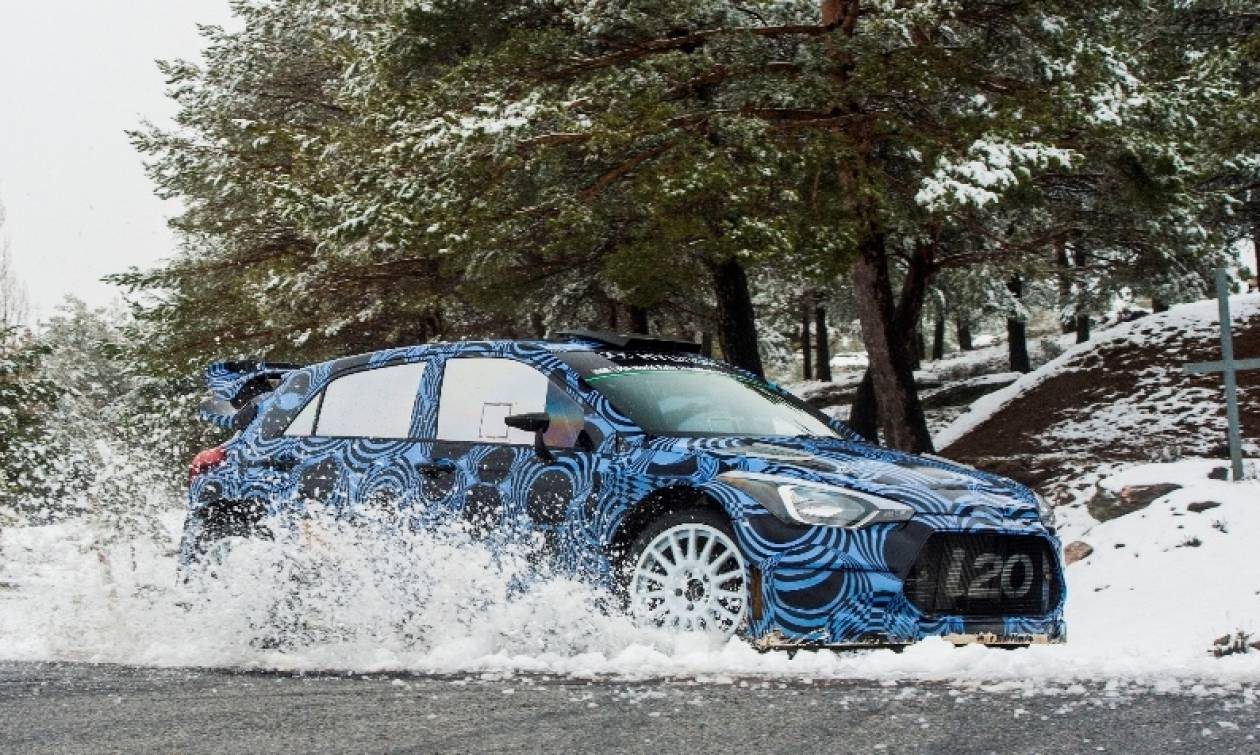 WRC: Η Hyundai δοκιμάζει το i20 WRC του 2016 στην Ισπανία