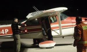 Η αερολέσχη μετέφερε το Άγιο Φως στη Νάξο (video)