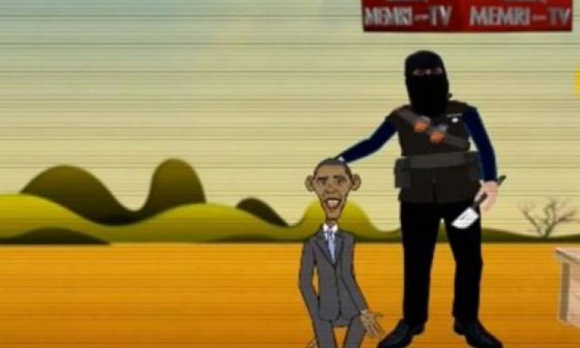 Νέα προπαγάνδα του Ισλαμικού Κράτους: Τζιχαντιστής αποκεφαλίζει τον Ομπάμα