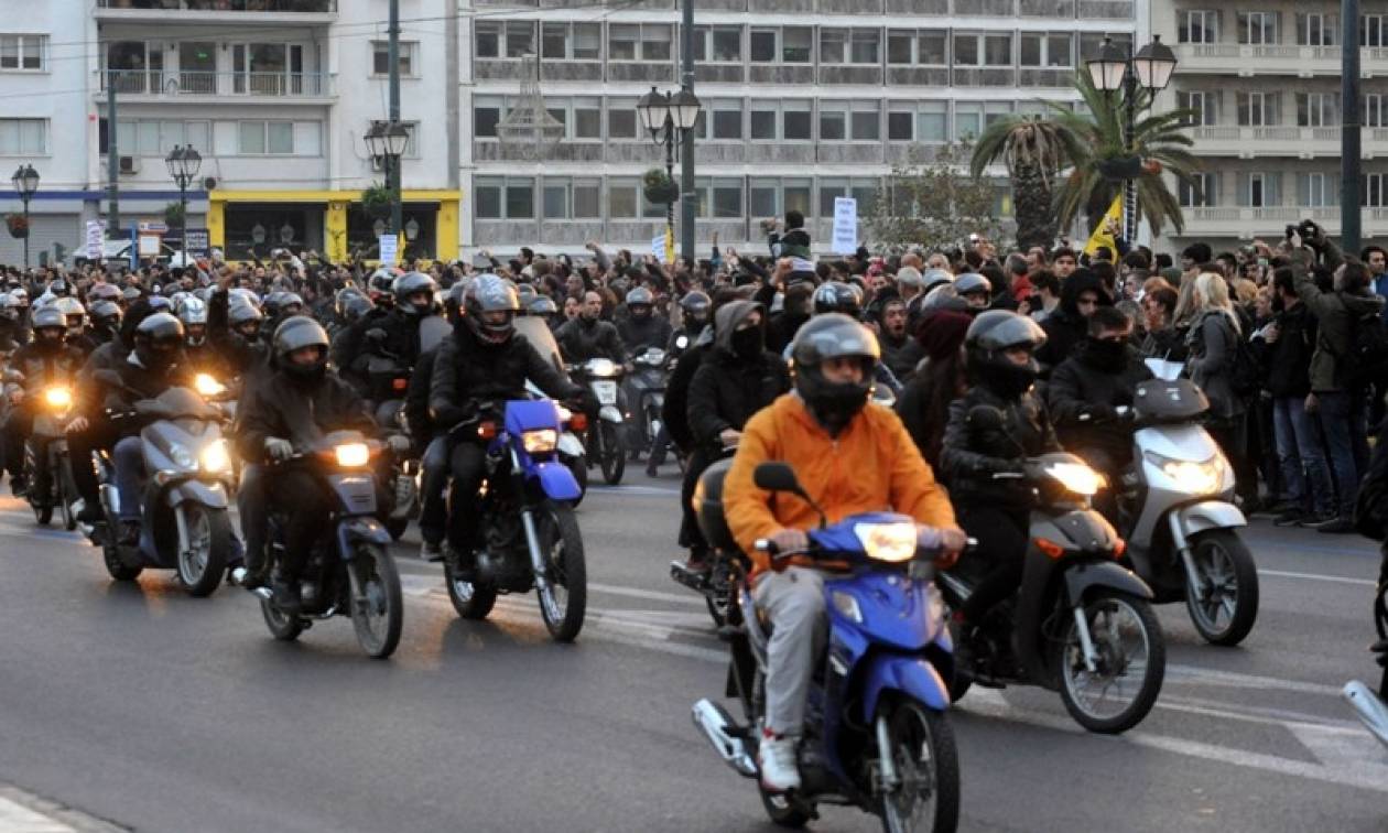 Μοτοπορεία αντιεξουσιαστών το απόγευμα της Τρίτης (14/04) στην Αθήνα