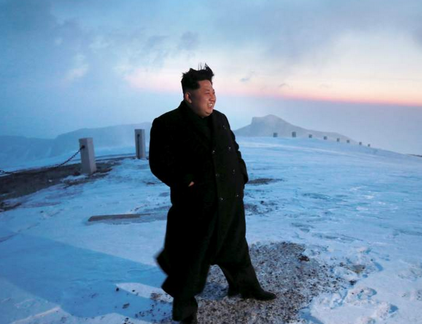 Ο Κιμ στο ψηλότερο βουνό της Βορείου Κορέας (photos)