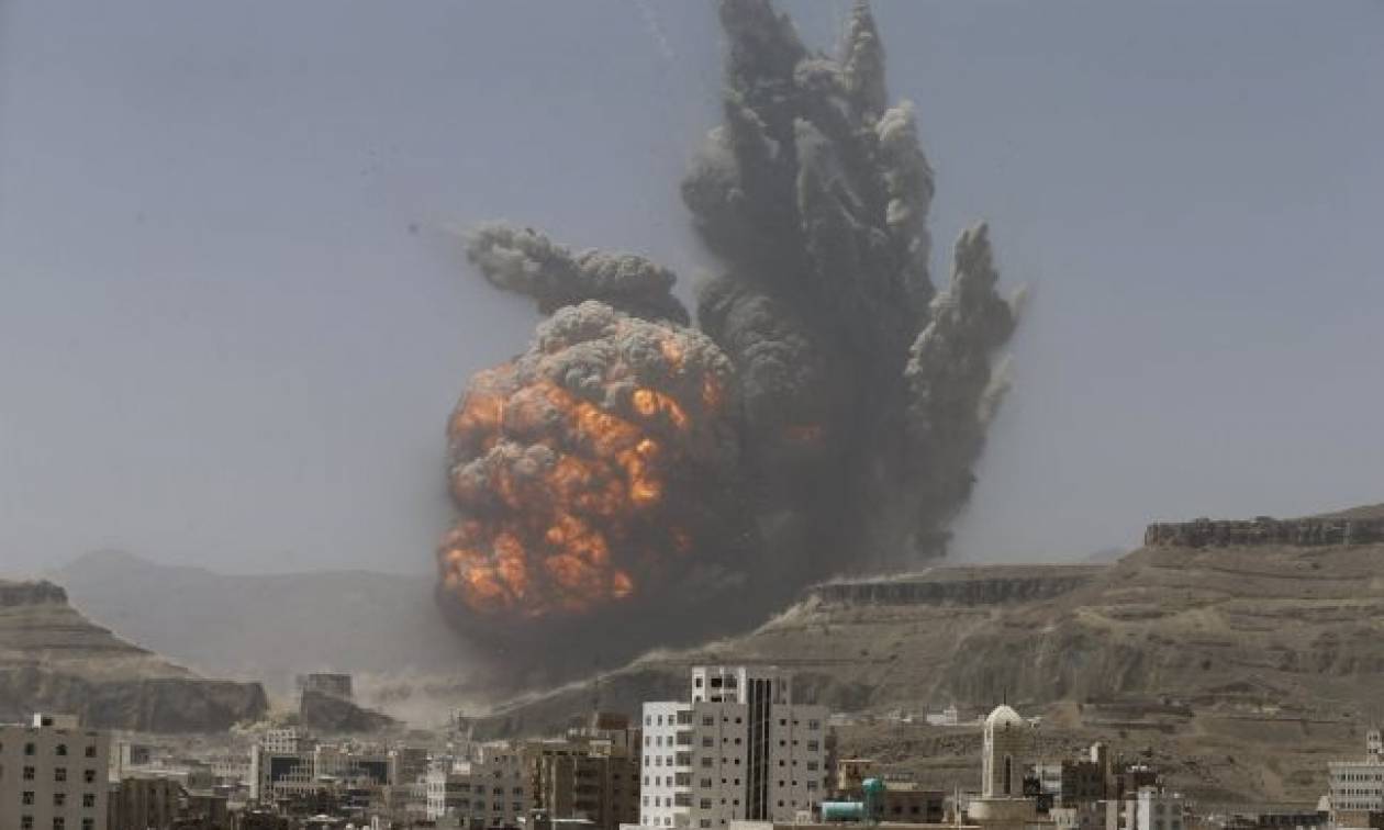 Υεμένη: Ισχυρή έκρηξη στη Σαναά (photos)