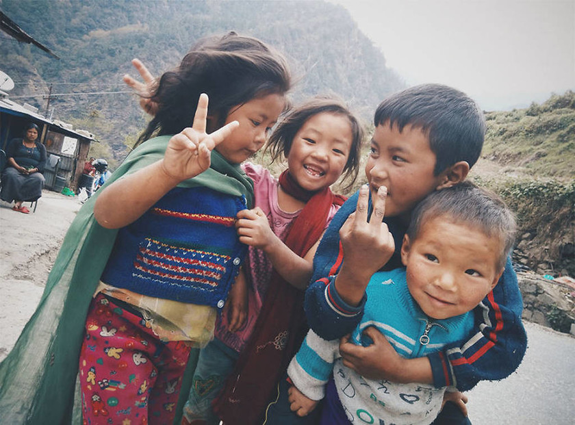 Τα παιδιά του Νεπάλ (photos)