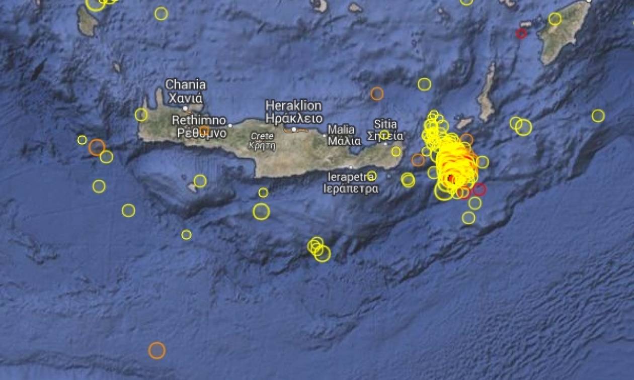 «Κουνήθηκε» και πάλι η Κρήτη – Σεισμός 4,5 Ρίχτερ