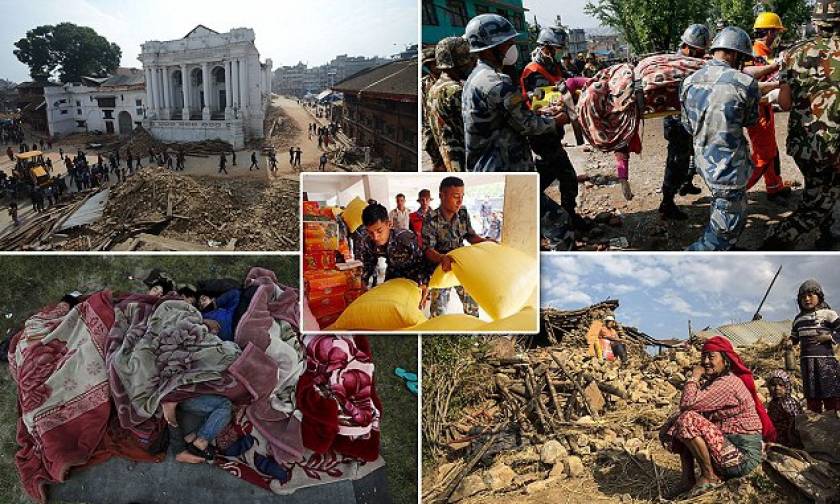 Εικόνες που σοκάρουν: Καίνε τους νεκρούς στο Νεπάλ (photos)