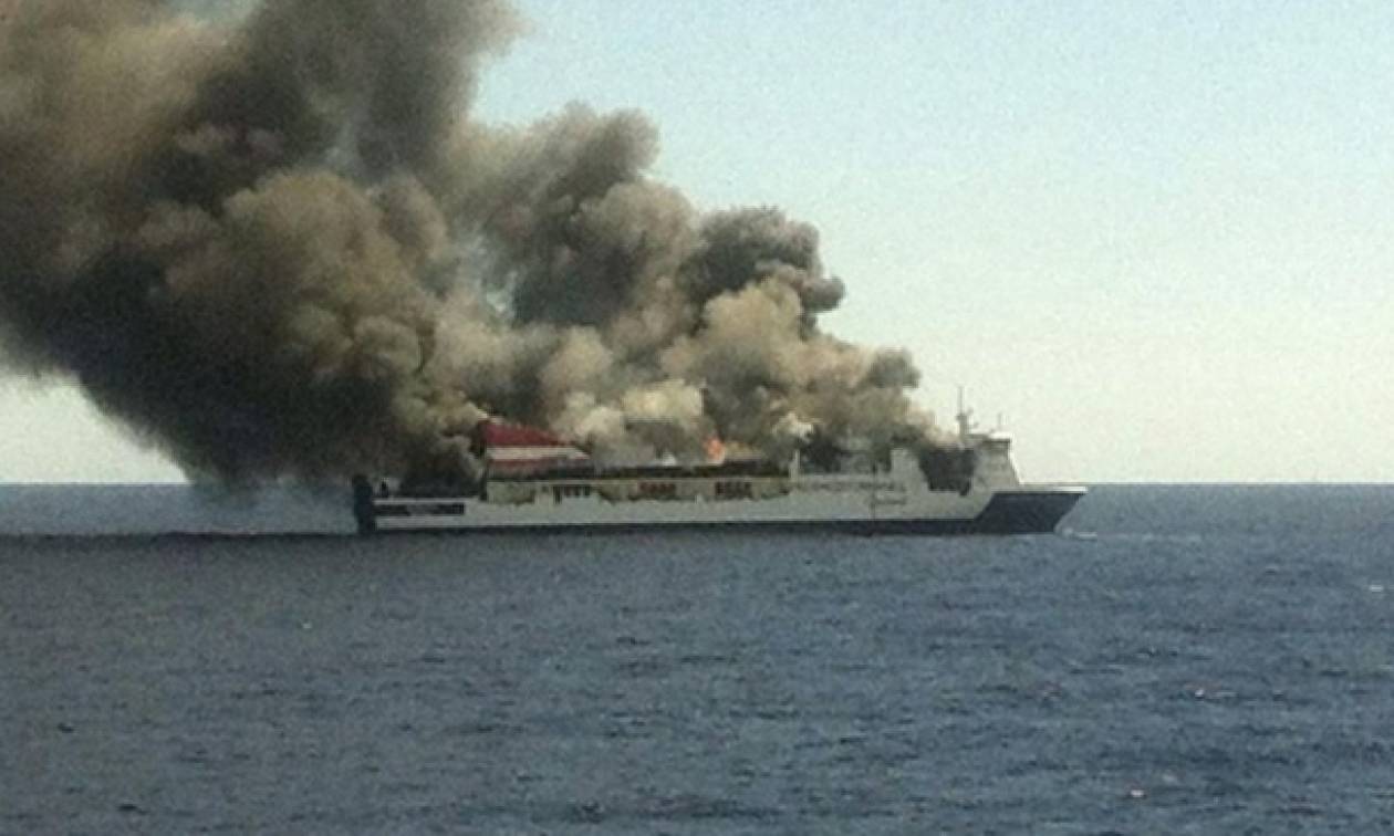 Ισπανία: Πυρκαγιά σε φέρι, σώοι επιβάτες και πλήρωμα
