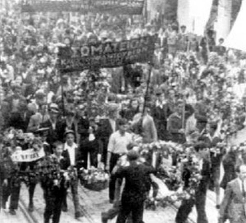 Ο Σταύρος Καλλέργης και η πρώτη Εργατική Πρωτομαγιά (photos)