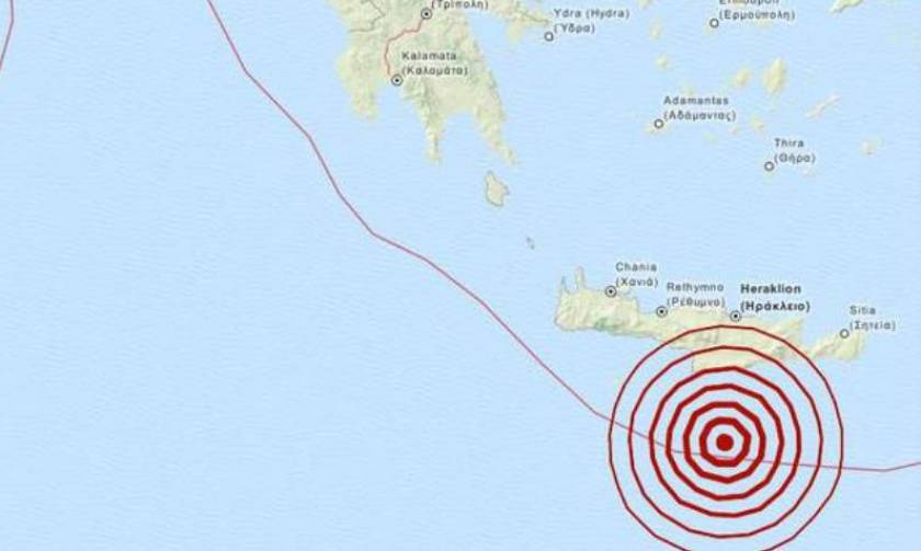 Crete shaken by 4.3 magnitude earthquake on Monday (04/05)