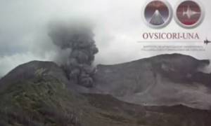 Τρομακτική έκρηξη ηφαιστείου στην Κόστα Ρίκα (video)