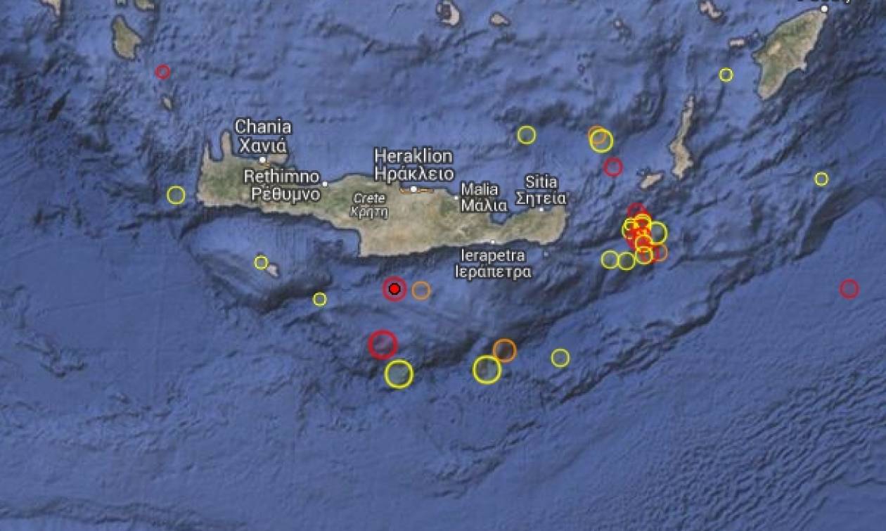Και δεύτερος σεισμός στην Κρήτη μέσα σε λίγη ώρα