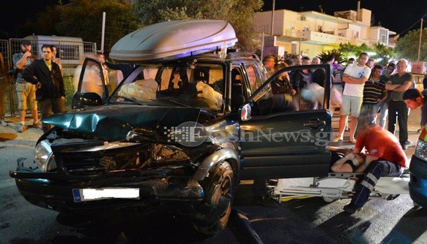 Χανιά: Μετωπική σύγκρουση οχημάτων με τραυματίες (photos)