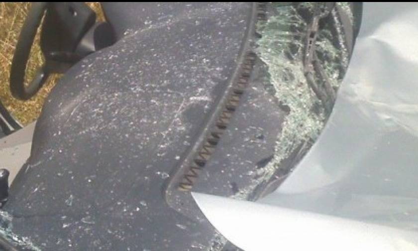Ηράκλειο: Αυτοκίνητο συγκρούστηκε με άλογο (photos)