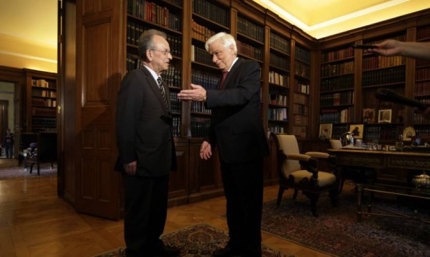 Συνάντηση Παυλόπουλου με τον πρώην πρόεδρο της Βουλής, Δ. Σιούφα
