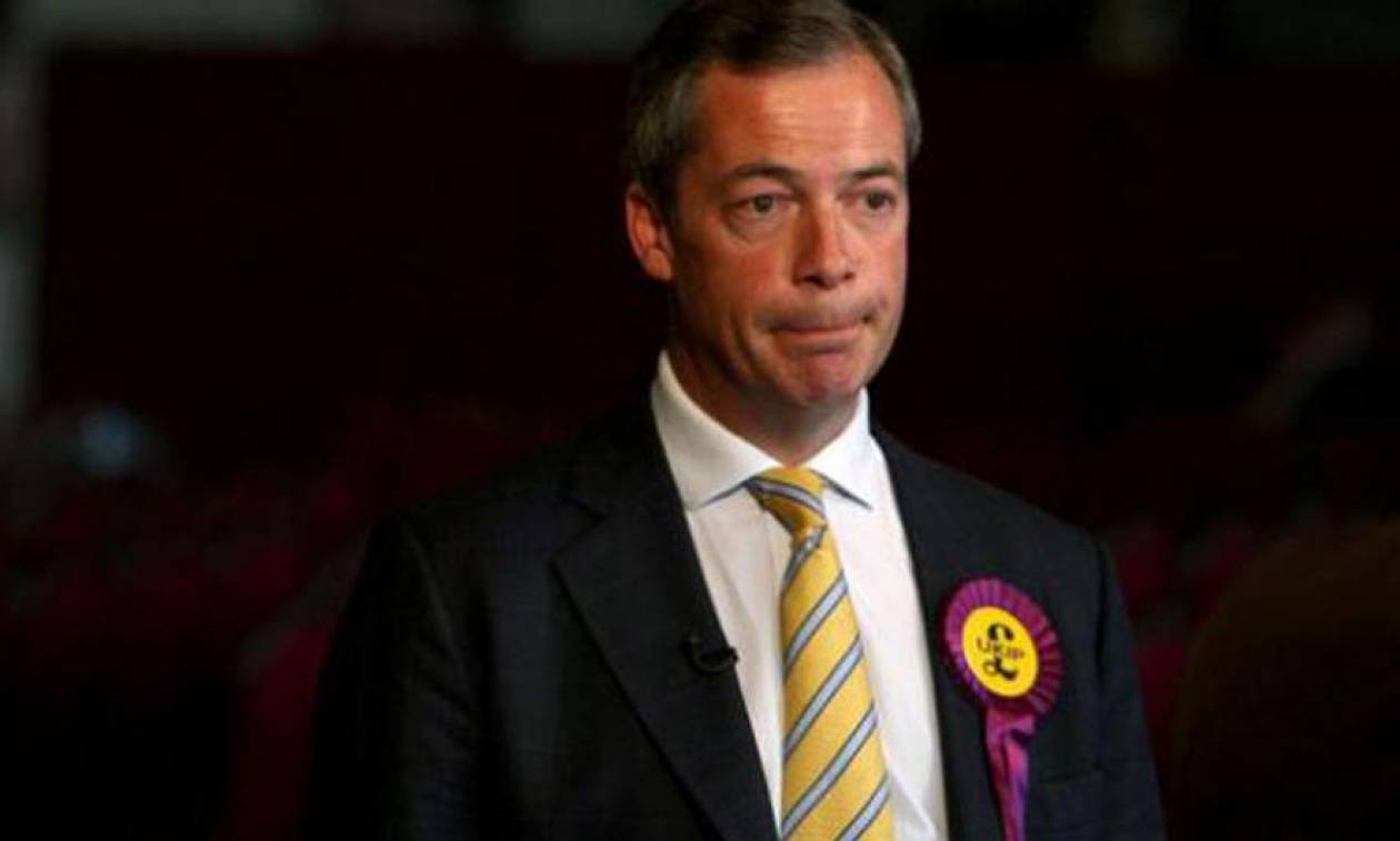 Εκλογές Βρετανία: Παραιτήθηκε από την ηγεσία του UKIP ο Νάιτζελ Φάρατζ