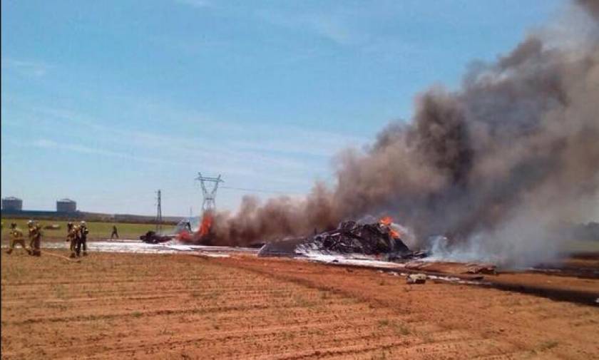 Ισπανία: Τουλάχιστον τρεις οι νεκροί από τη συντριβή στρατιωτικού αεροσκάφους