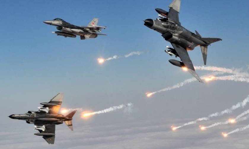 Εικονική αερομαχία τουρκικών και ελληνικών μαχητικών δυτικά της Λέσβου