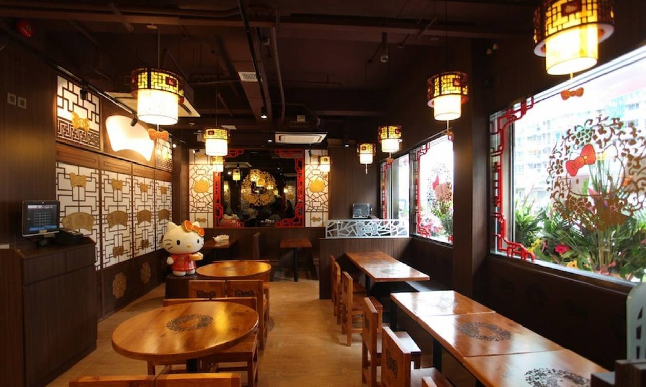 Κίνα: Άνοιξε το πρώτο Hello Kitty Restaurant (photos)