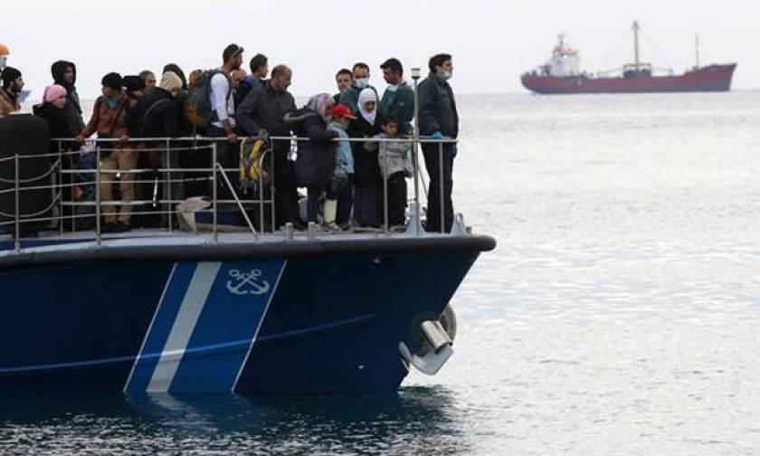 Coast guard rescues boatful of migrants stranded at sea near Antipaxi