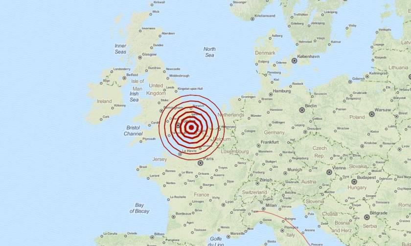 Σεισμός 4,3 Ρίχτερ στην… Αγγλία! - «Σοκαρισμένοι» οι κάτοικοι κοντά στο Λονδίνο