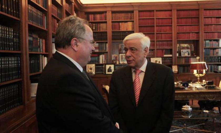 President Pavlopoulos receives Foreign Minister Nikos Kotzias