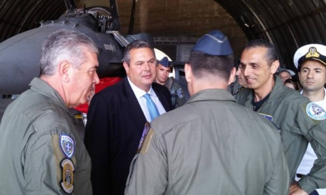 Επίσκεψη Καμμένου σε Μονάδες των Ενόπλων Δυνάμεων στην Κρήτη