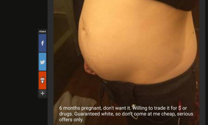 Πουλάει το μωρό της για να πάρει ναρκωτικά. Σάλος στο διαδίκτυο!