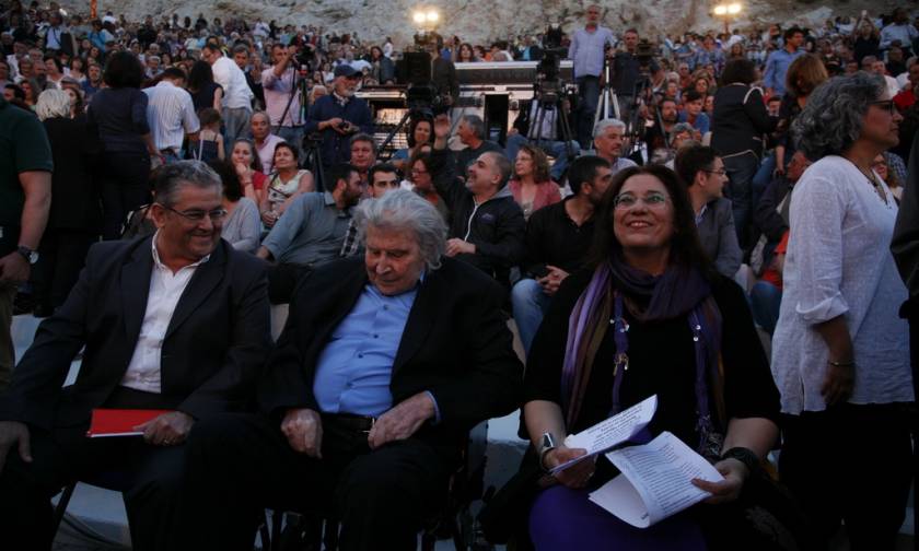 Εκδήλωση του ΚΚΕ στο Θέατρο Πέτρας, για τα 90 χρόνια του Μίκη Θεοδωράκη