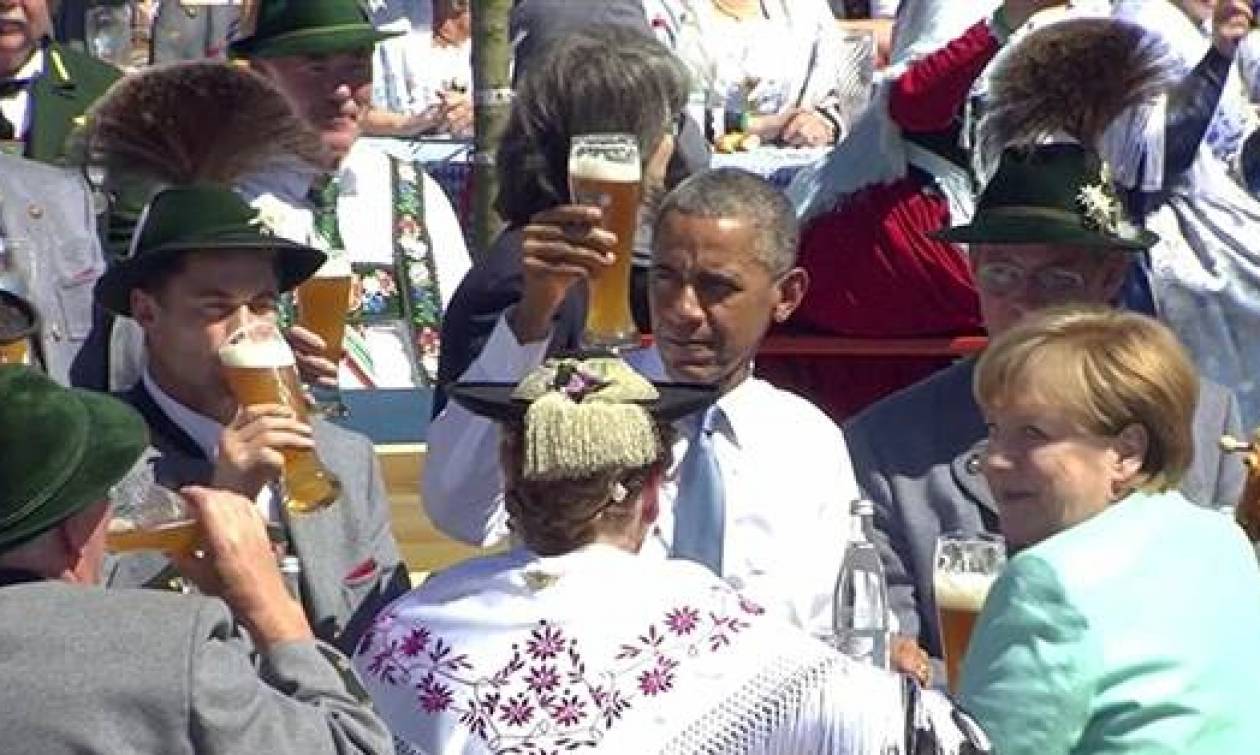 Ομπάμα: Μπύρες, πρέτσελ και αστεϊσμοί λίγο πριν την έναρξη των G7 (video & pics)