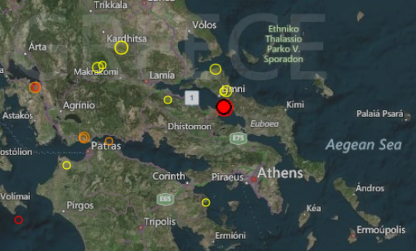 Σεισμός στη Χαλκίδα: Στο «χορό» των Ρίχτερ οι κάτοικοι - Πάνω από 20 μετασεισμοί