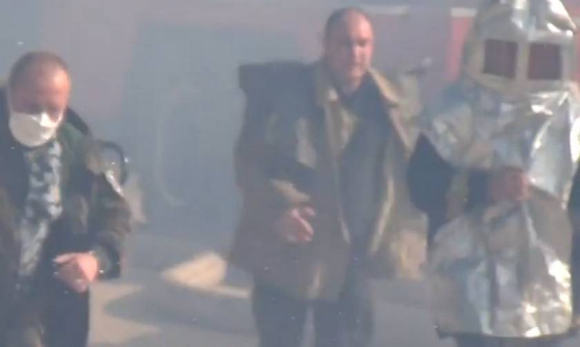 Ουκρανία: Μαίνεται η πυρκαγιά σε χώρο αποθήκευσης καυσίμων-Τρεις πυροσβέστες αγνοούνται