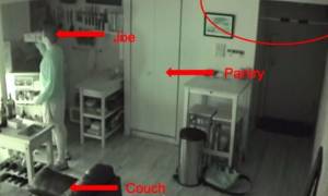 Άκουγε θορύβους στην κουζίνα κι όταν έβαλε κάμερα τρόμαξε πραγματικά (video)