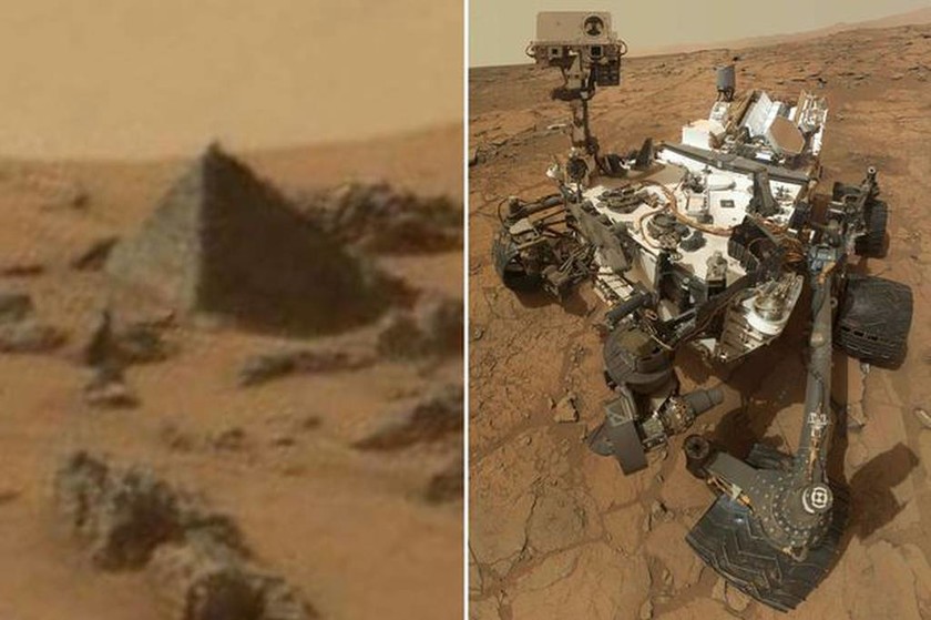 Πυραμίδα στον... Άρη εντόπισε το Curiosity Rover της NASA - Δείτε τη φωτογραφία!