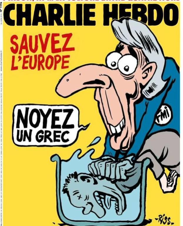 Charlie Hebdo: Πνίξτε έναν Έλληνα