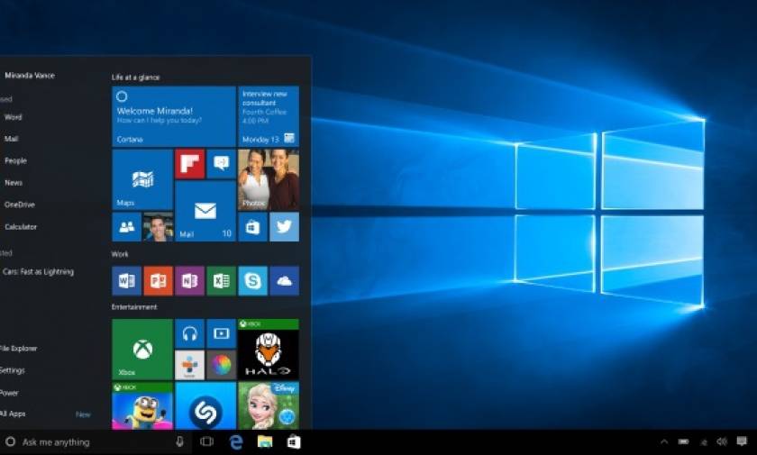 Το νέο desktop wallpaper των Windows 10 και πώς... δημιουργήθηκε (vid)
