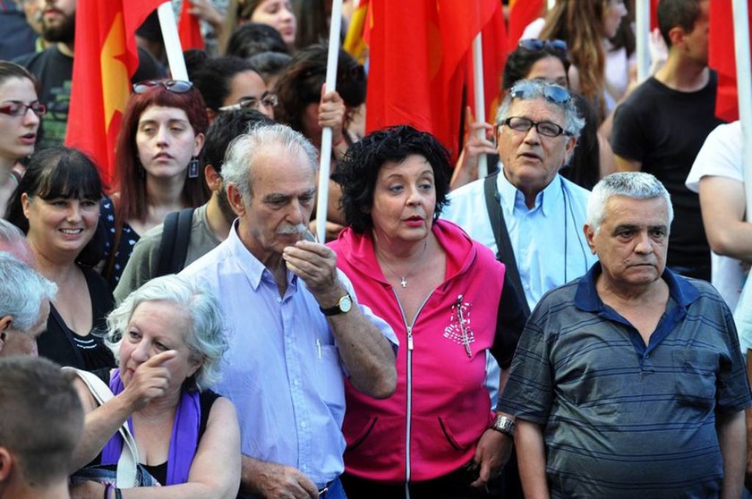 Συλλαλητήριο του ΚΚΕ στο Σύνταγμα κατά της νέας συμφωνίας  (photos)