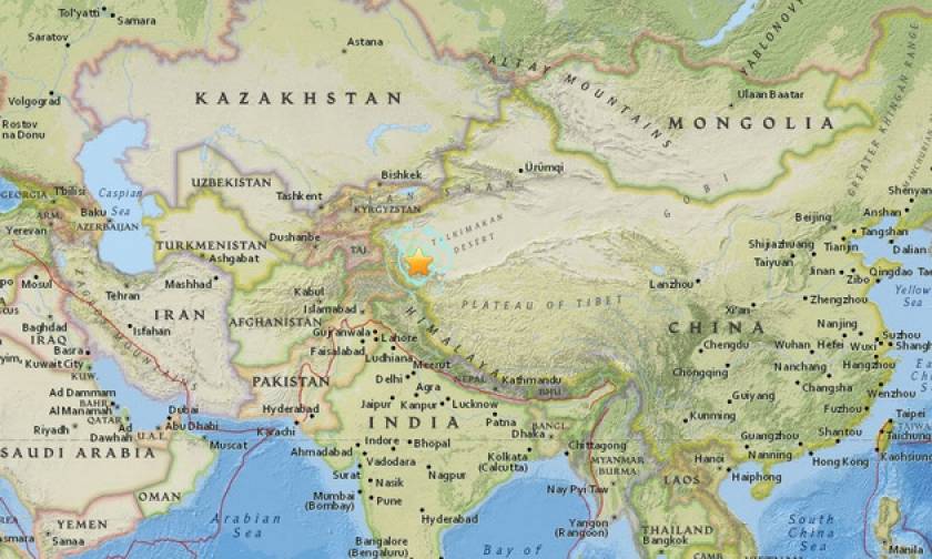 Σεισμός 6,4 Ρίχτερ στη δυτική Κίνα