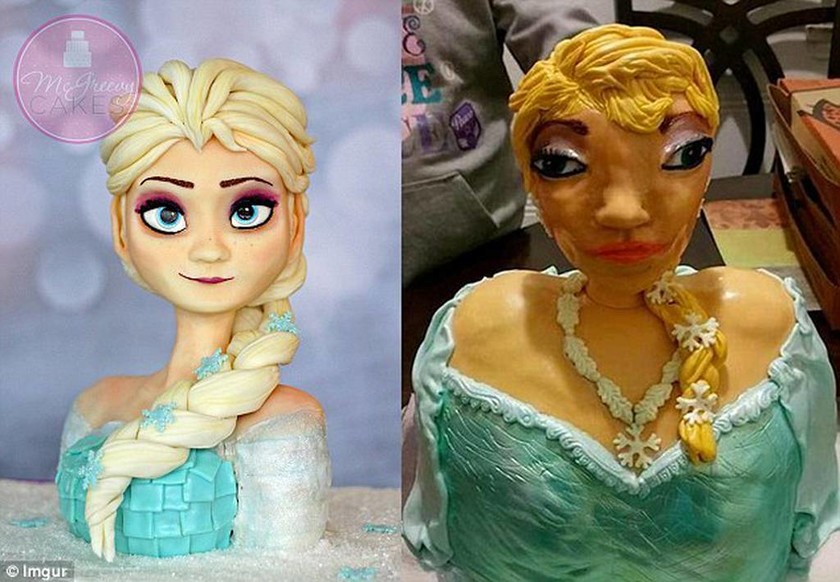 Παρήγγειλαν τούρτα - πριγκίπισσα… και τους έστειλαν ένα τρομακτικό πλάσμα! (photo)