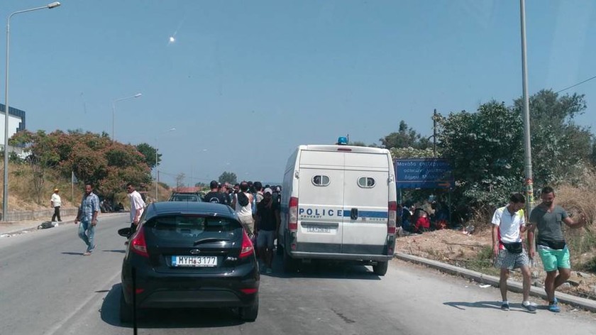 Μυτιλήνη: Ξεσηκώθηκαν οι μετανάστες για τις συνθήκες διαβίωσης στο νησί