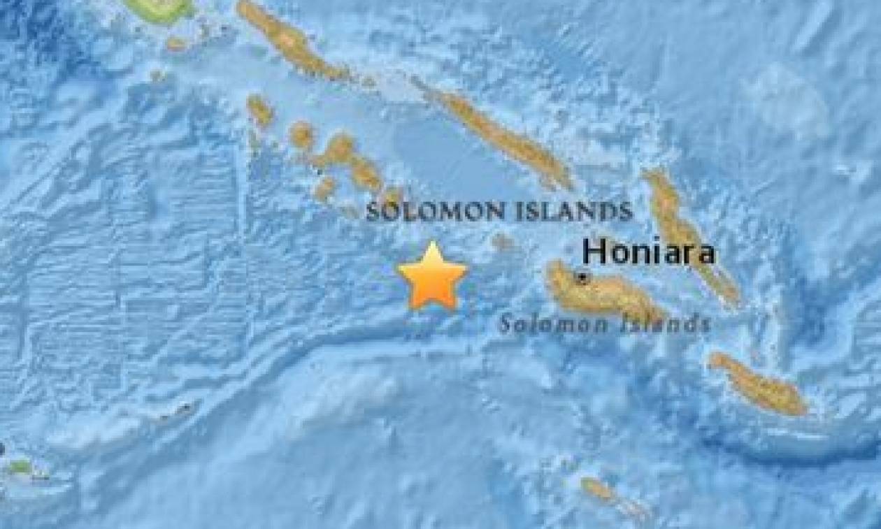 Σεισμός μεγέθους 7R στα Νησιά Σολομώντα