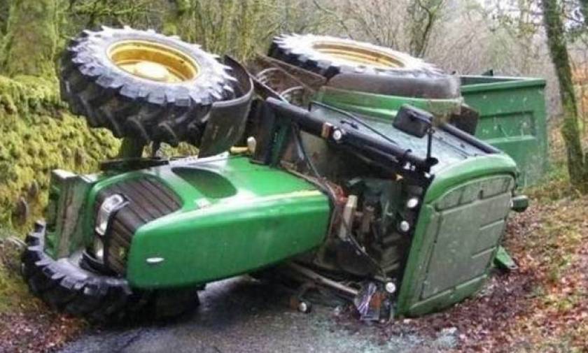Πιερία: Αγρότης έπεσε με το τρακτέρ σε χαράδρα και πέθανε