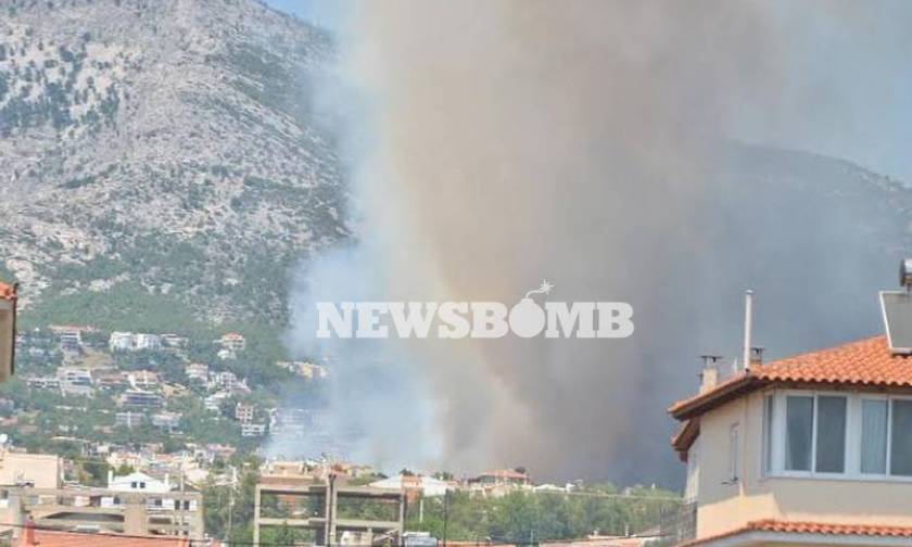Πυρκαγιά Πάρνηθα-Δήμαρχος Αχαρνών: «Ελεγχόμενη η κατάσταση»