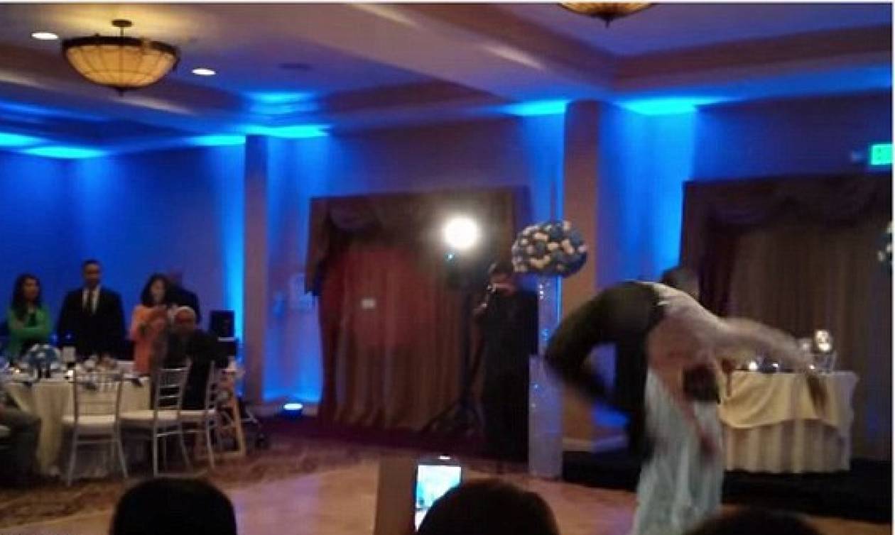 Γαμήλιος χορός για κλάματα: Χορευτικό… παραλήρημα με θύμα τη νύφη! (video)