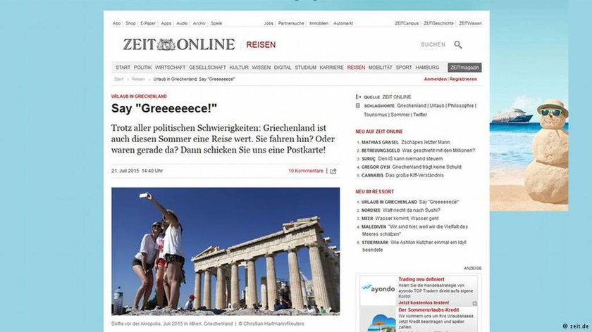 Η Zeit υπέρ της χώρας μας: Αυτό το καλοκαίρι συνοδεύουμε την Ελλάδα 